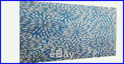 120cmx 80cm original Art Painting Abstract moon blue flowers Australia Canvas
