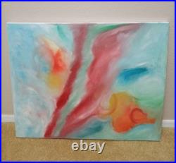 16x20 Original one Of A Kind Abstract Oil Painting On Canves New