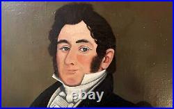 1830 New York Portrait Painting on Canvas by Micah Williams