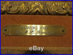 18x24 original oil painting on canvas by Mel Bradshaw of Warriors Pride Indian