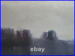 1960's Exhibited Santiago Chile Painting Abstract Expressionism Mystery Artist