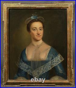 19th Century European Oil Painting Portrait of a Lady Exquisite Quality