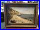 19th-Century-Oil-on-Linen-by-Osc-Michaels-Original-Frame-English-Coast-Signed-01-ob