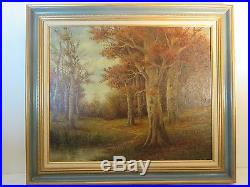 20x24 original oil painting on canvas by Emil Hermann 1900-1949 East Texas