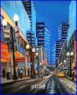 24x30 Painting Of 7th Avenue