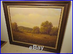 24x30 original oil painting on canvas by Don Harren Warren Texas Hill Country
