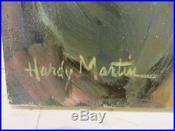 24x36 original Hardy Martin oil painting on canvas Texas Prickly Pair Cactus 2