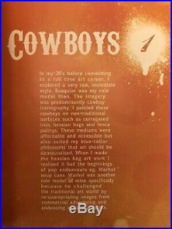 4 x Dennis Ropar Original Cowboy Paintings on Canvas