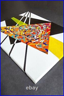 ABSTRACT ART 16 x 20 CANVAS ORIGINAL HAND-PAINTED ARTWORK