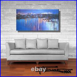 ABSTRACT PAINTING MODERN CANVAS WALL ART Large, Framed, Signed, US ELOISExxx