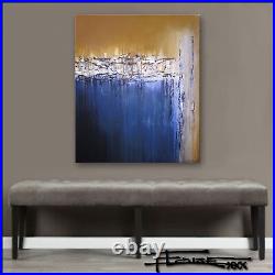 ABSTRACT PAINTING MODERN Canvas WALL ART Large, Signed, Framed, USA ELOISExxx