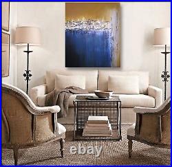 ABSTRACT PAINTING MODERN Canvas WALL ART Large, Signed, Framed, USA ELOISExxx