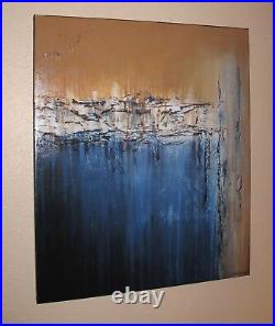 ABSTRACT PAINTING MODERN Canvas WALL ART Large, Signed, Framed, USA ELOISExxx