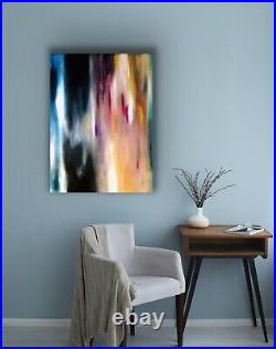 ABSTRACT SUNSET On Canvas, Wall Art, Original Paintings, Home Decor, Contemporary