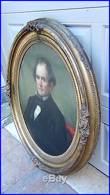ANTIQUE 18c ORIGINAL OIL ON CANVAS PORTRAIT OF THE FIRST GOVERNOR OF VIRGINIA