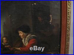 ANTIQUE ORIGINAL OIL PAINTING ON CANVAS Old Master European, Flemish EARLY