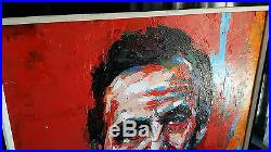 Abraham Lincoln Original Acrylic Painting on Canvas with Frame