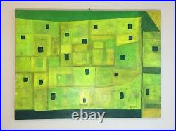 Abstract- #1602 original acrylic on canvas painting artist SnTantry-NC USA