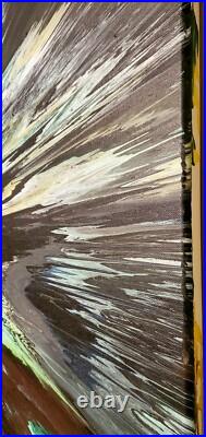 Abstract Burst Painting Original Art Acrylic on canvas Artist signed Wall Decor
