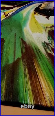 Abstract Burst Painting Original Art Acrylic on canvas Artist signed Wall Decor