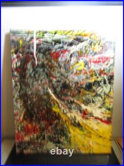 Abstract Canvas Acrylic Painting Decorative Wall Art 16x20 Musk Yai 1of a kind