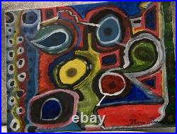 Abstract Fine art original Home decor gallery style beautiful 14x18 Painting