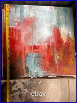 Abstract Oil Red Fantasy Original Oil