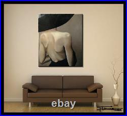 Abstract Painting Canvas Wall Art, Large, Framed, Signed, ELOISExxx