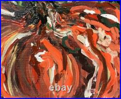 Abstract, Pumpkin, Original Acrylic Painting, Art