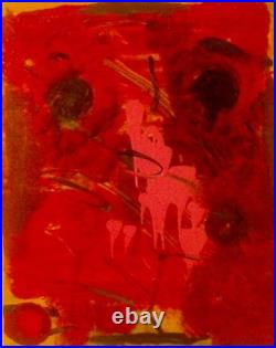 Abstract paintings on canvas amber light