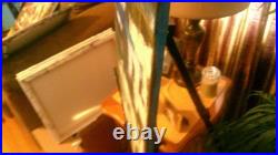 Abstract paintings on canvas original contemporary 20by16 yellow white blue