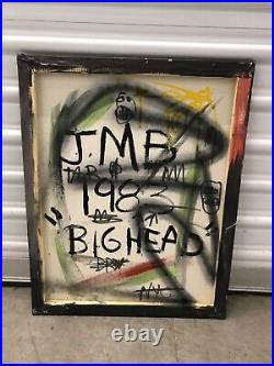After Jean Michel Basquiat Original Canvas Painting