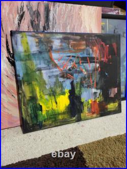 Amazing Original Abstract Acrylic Painting On Canvas Modern Contempotary Work