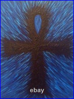 Ankh Original Artwork on Canvas Acrylic Painting