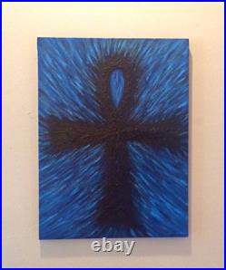 Ankh Original Artwork on Canvas Acrylic Painting