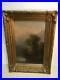 Antique-O-c-Painting-Landscape-Framed-Unsigned-14-By-22-01-zzb