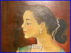 Antique Original Oil on Canvas By David c. Driskell (b. 1931) Signed & Titled