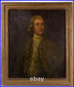 Antique Painting, Portrait, American or British School, Colonial Era, 1700's