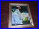 Antique-Signed-oil-painting-16-x-20-original-GALION-afternoon-tea-RENOIR-SUBLIME-01-ary
