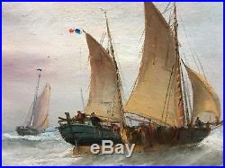 Antique oil painting (1890-1900s) Original On Canvas! Signed By Artist Varnet