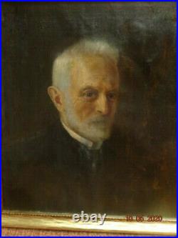 Antique oil painting Portrait of the Man