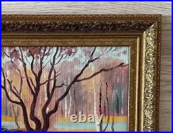 Antique oil painting original, vintage frame