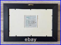 Antique oil painting original, vintage frame