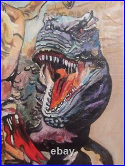 Art 191 original painting 30x40? M oil on canvas ZP figure modern