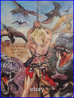 Art 191 original painting 30x40? M oil on canvas ZP figure modern