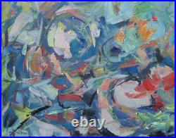 Art Original Oil Painting by RM Mortensen Landscape Abstract Expressionism