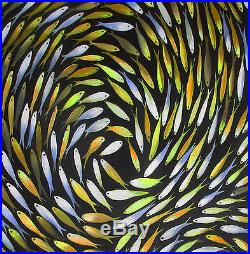Art Painting fish large 47 original modern abstract canvas Australia original