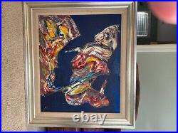 Art oil painting on canvas original signing Pepe Remero 1958