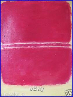 Auctioning an original oil, on canvas painting, signed Mark Rothko w COA