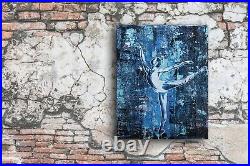 Ballerina Original Paintings on Canvas 16x20 Glows in UV Blacklight